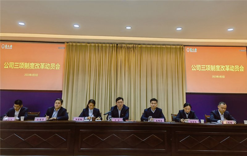 为深入推进商之都三项制度改革